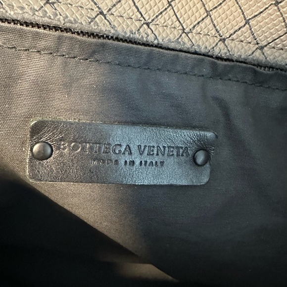 Bottega Veneta Tote Marco Polo Intreccio Jet Gray from Japan - Picture 7 of 9